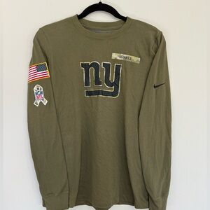 New York Giants Nike Salute to Service Performance Long Sleeve T-shirt